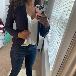 H&m navy blue blazer